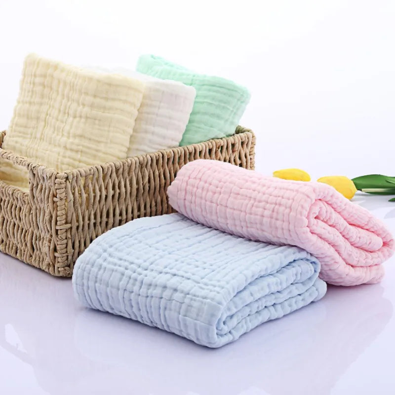 Kids Towel, Toddler Baby Soft Cotton Bath Towel, Infant Sleeping Wrap Blanket For Newborn Baby  105x105cm