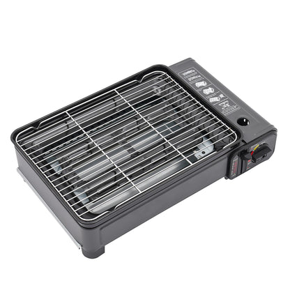 Portable BBQ Grill, Butane Gas Stove Ideal for Camping, Grilling, and Outdoor Cooking