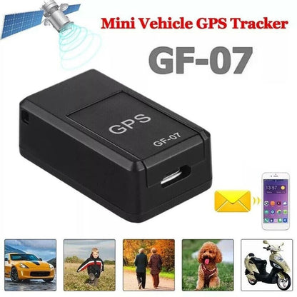 Mini GF-07 GPS Car Tracker with Real-Time Tracking, Anti-Theft & Anti-Lost Features, Key & Pet Locator, Strong Magnetic Mount, and SIM-Based Positioning