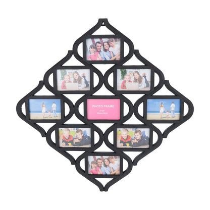 9-Photo Wall Mount Collage Frame for 4x6 Family Pictures - Gallery Style Photo Display , Hanging Photo Display ,  ,