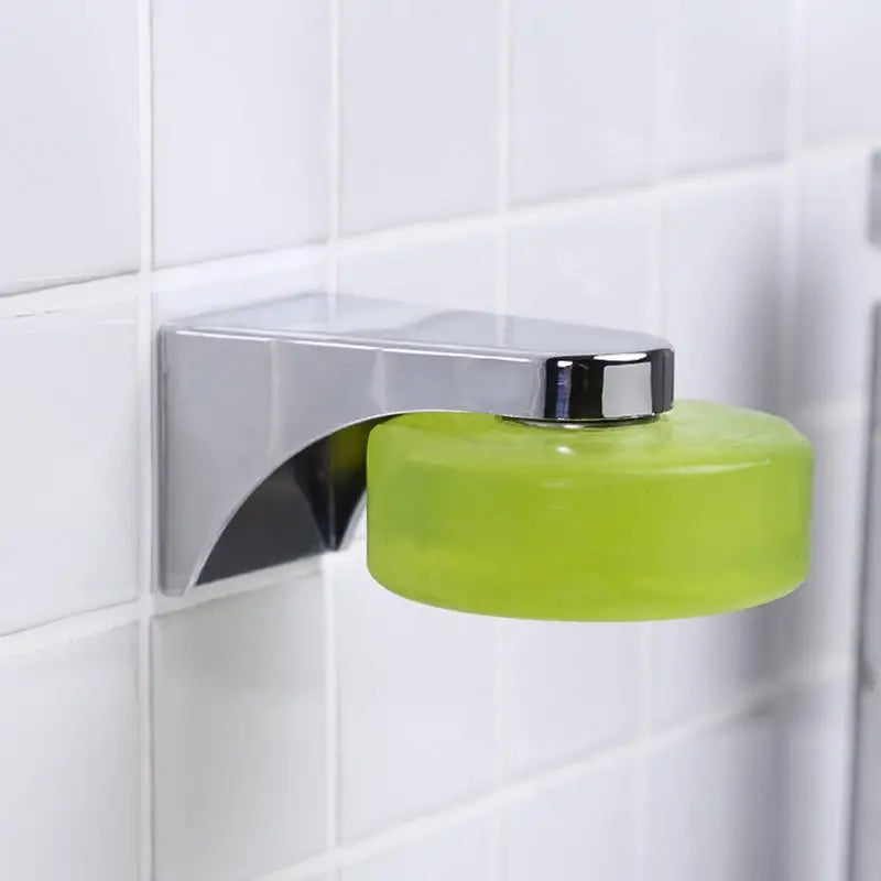 Magnetic Soap Holder – Self-Adhesive Wall-Mounted Hanging Soap Dish with Magnet, Lightweight for Soaps