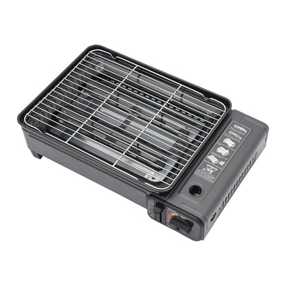 Portable BBQ Grill, Butane Gas Stove Ideal for Camping, Grilling, and Outdoor Cooking