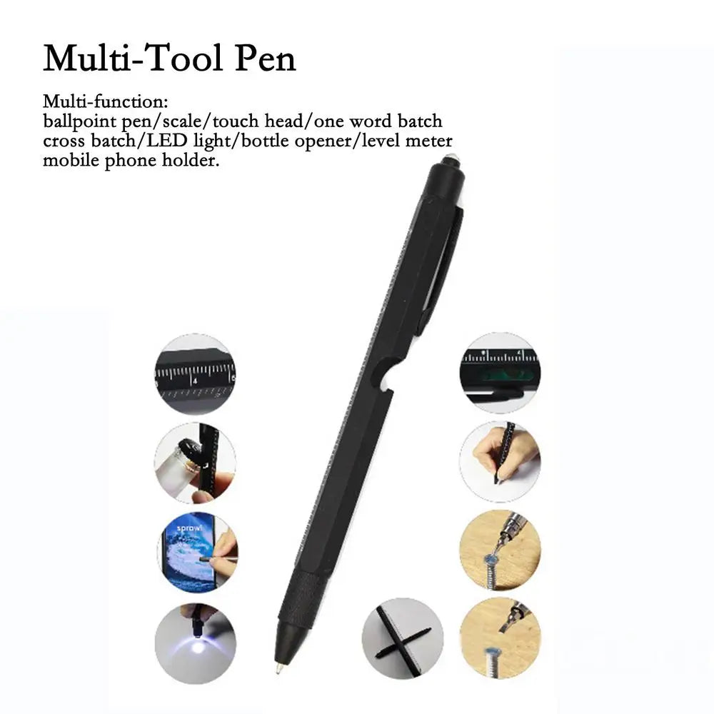 9-in-1 portable multitool pen set – a perfect Christmas gift for men who have everything, ideal for dads and cool tool enthusiasts