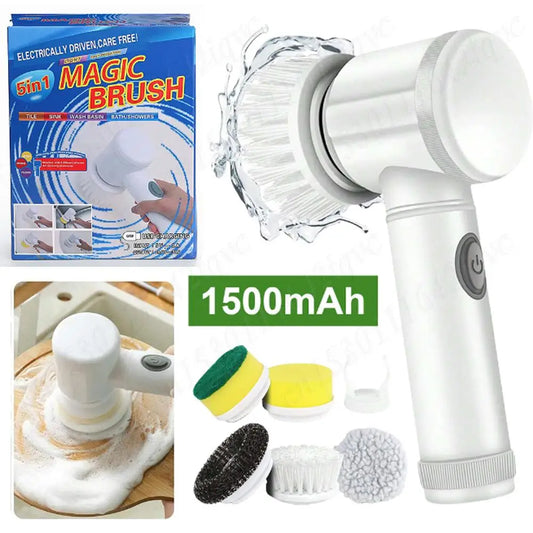 electric spin scrubber , electric cleaning brush , power cleaning brush , household cleaners

