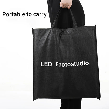 SH 30cm Tabletop Photography Lightbox with 6 Color Backgrounds, Portable Desktop Photo Studio Soft Shooting Tent Box