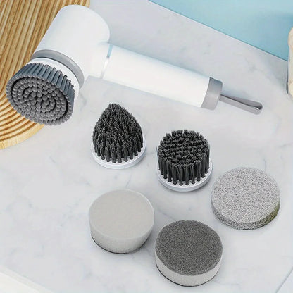 Wireless Electric Cleaning Brush for Household Use, Versatile Kitchen Dishwashing Brush, Bathtub and Tile Scrubber, Window Cleaning Robot, and Glass Wiper