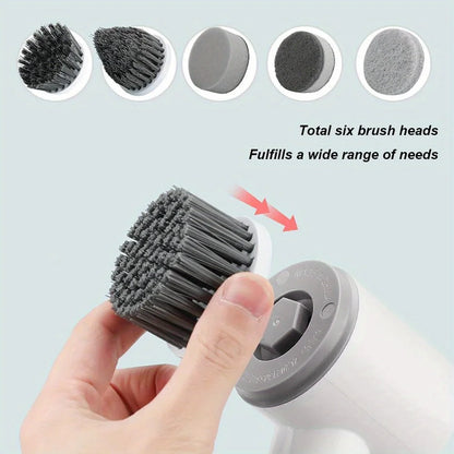 Wireless Electric Cleaning Brush for Household Use, Versatile Kitchen Dishwashing Brush, Bathtub and Tile Scrubber, Window Cleaning Robot, and Glass Wiper