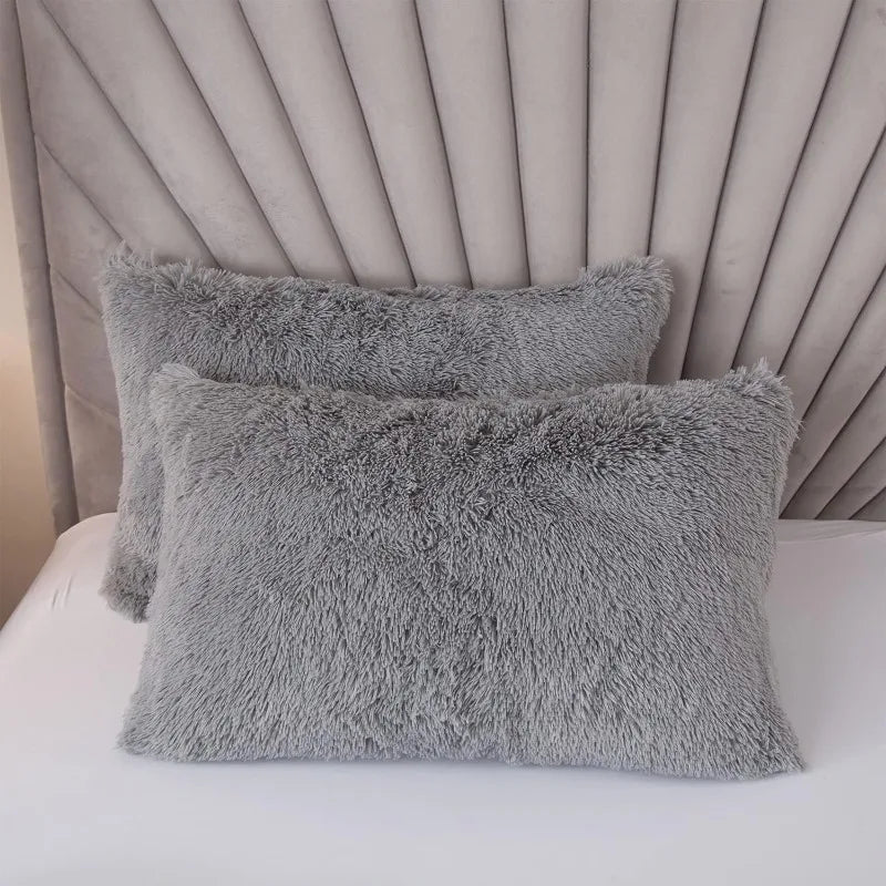 Luxury Fuzzy Duvet Cover Set – Plush, Soft, and Shaggy Comforter Cover for a Cozy Bed