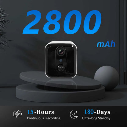 WiFi Mini Camera – 3MP Wireless Surveillance Camera with PIR Motion Detection, Ideal for Home Security and Nanny Monitoring