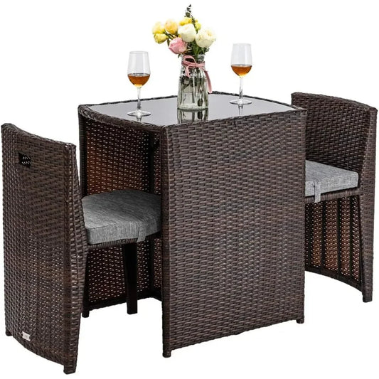 bistro set wicker , wicker patio bistro set ,rattan bistro set
