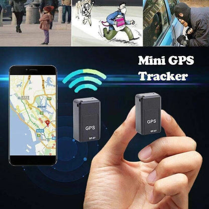 Mini GF-07 GPS Car Tracker with Real-Time Tracking, Anti-Theft & Anti-Lost Features, Key & Pet Locator, Strong Magnetic Mount, and SIM-Based Positioning