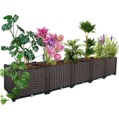 Raised Garden Bed with Legs – Elevated Plastic Planter Boxes for Large Outdoor Plants, Perfect for Patio Gardening , patio planter boxes , raised garden bed